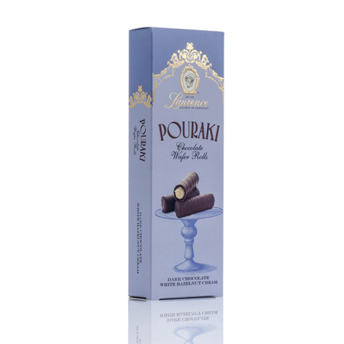 Pouraki Chocolate Wafer με Λευκή Πραλίνα Φουντουκιού – Laurence