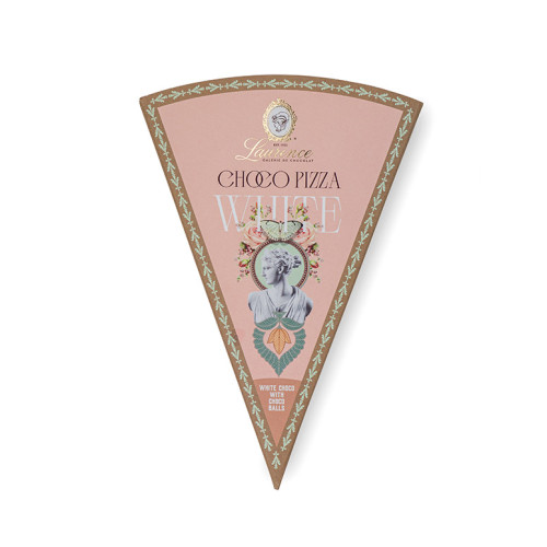 Σοκολάτα Λευκή με Choco Balls – Choco Pizza – Laurence