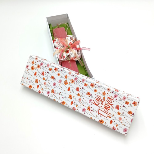 Πασχαλινή Λαμπάδα με Scrunchie & Κουτί Δώρου