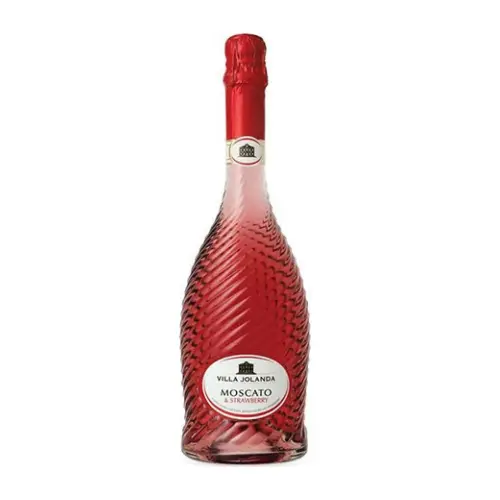 Moscato Asti & Φράουλα Villa Jolanda – Γλυκό Αφρώδες Κρασί 