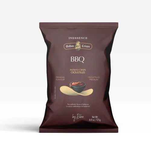 Πατατάκια BBQ - Inessence Golden Crisps