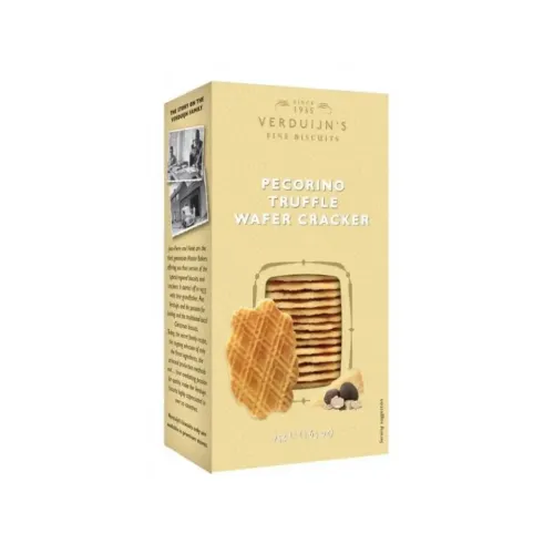 Wafers Pecorino & Μαύρη Τρούφα – Verduijn’s Fine Biscuits