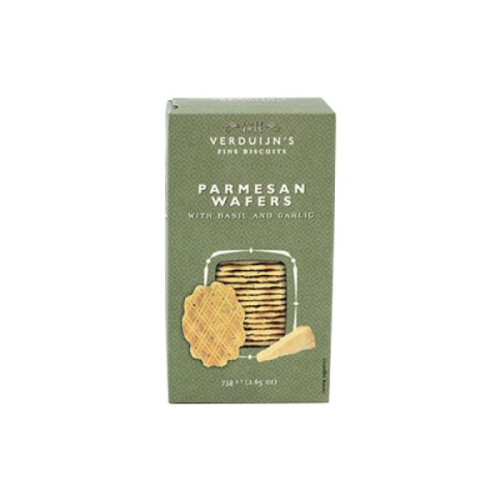 Wafers Παρμεζάνα, Βασιλικός & Σκόρδο – Verduijn’s Fine Biscuits